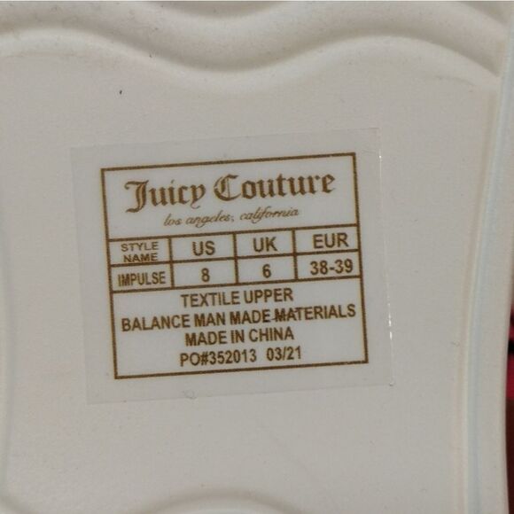 Juicy Couture Hot Pink Impulse Strappy Velcro Platform Sandals Size 8 NWT - Picture 13 of 16